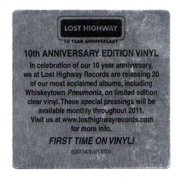 Whiskeytown Pneumonia Limited Edition 2xLP Vinyl Album (Near Mint NM/M) - Perfect for Collectors & Music Lovers
