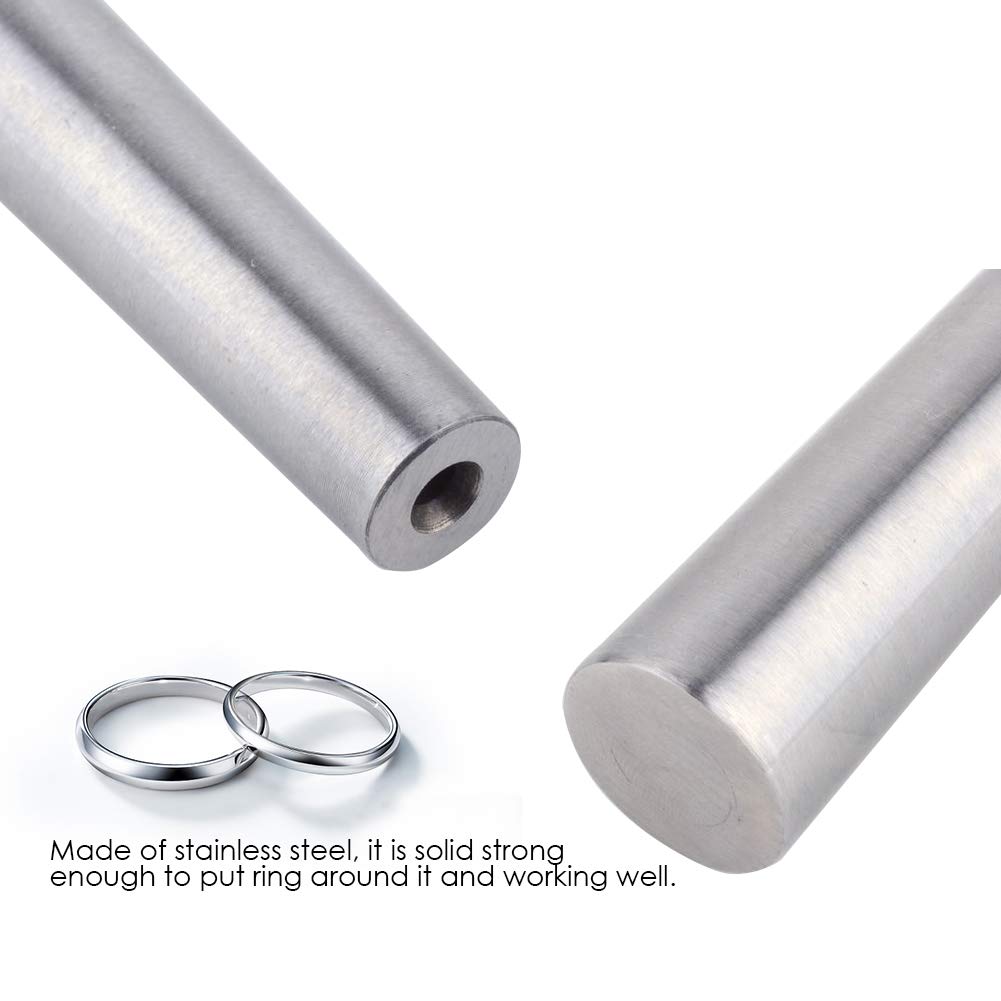 Professional Stainless Steel Ring Stretcher & Expander Tool - Jewelry Making, Ring Sizing & Metal Repair Mandrel for Jewelers, DIY Enthusiasts - Perfect for Resizing Wedding Bands, Engagement Rings & Costume Jewelry