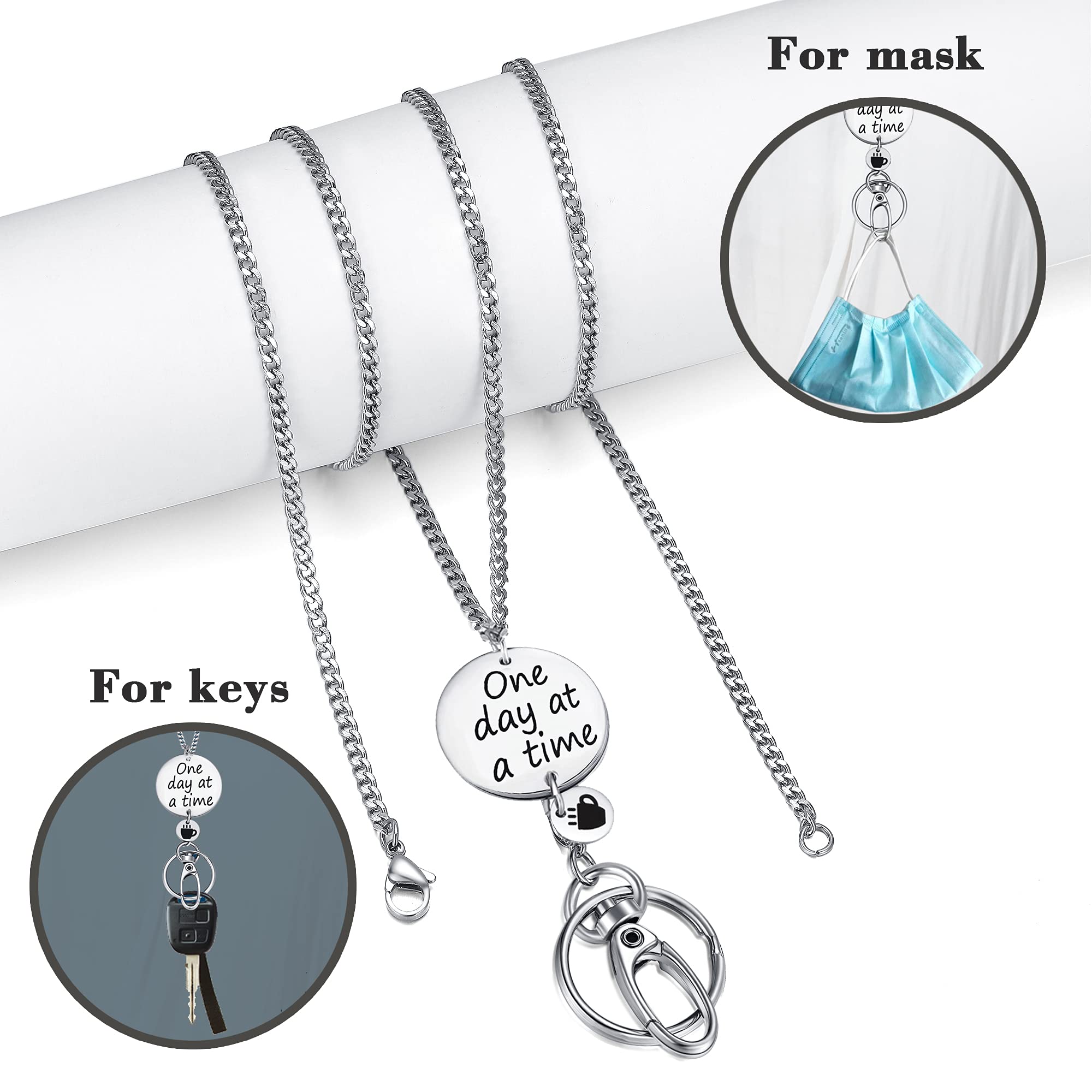 Inspirational Lanyard for Women Teachers - ID Badge & Key Holder for Work & School