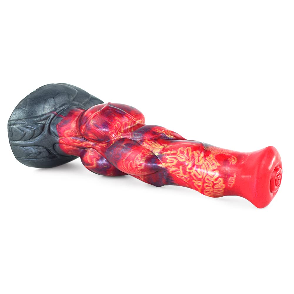 Premium Liquid Silicone Horse Dildo with Strong Suction Cup - Realistic Animal Sex Toy for Adults | BeHorny | Perfect for Solo Play, Couples & BDSM Scenes