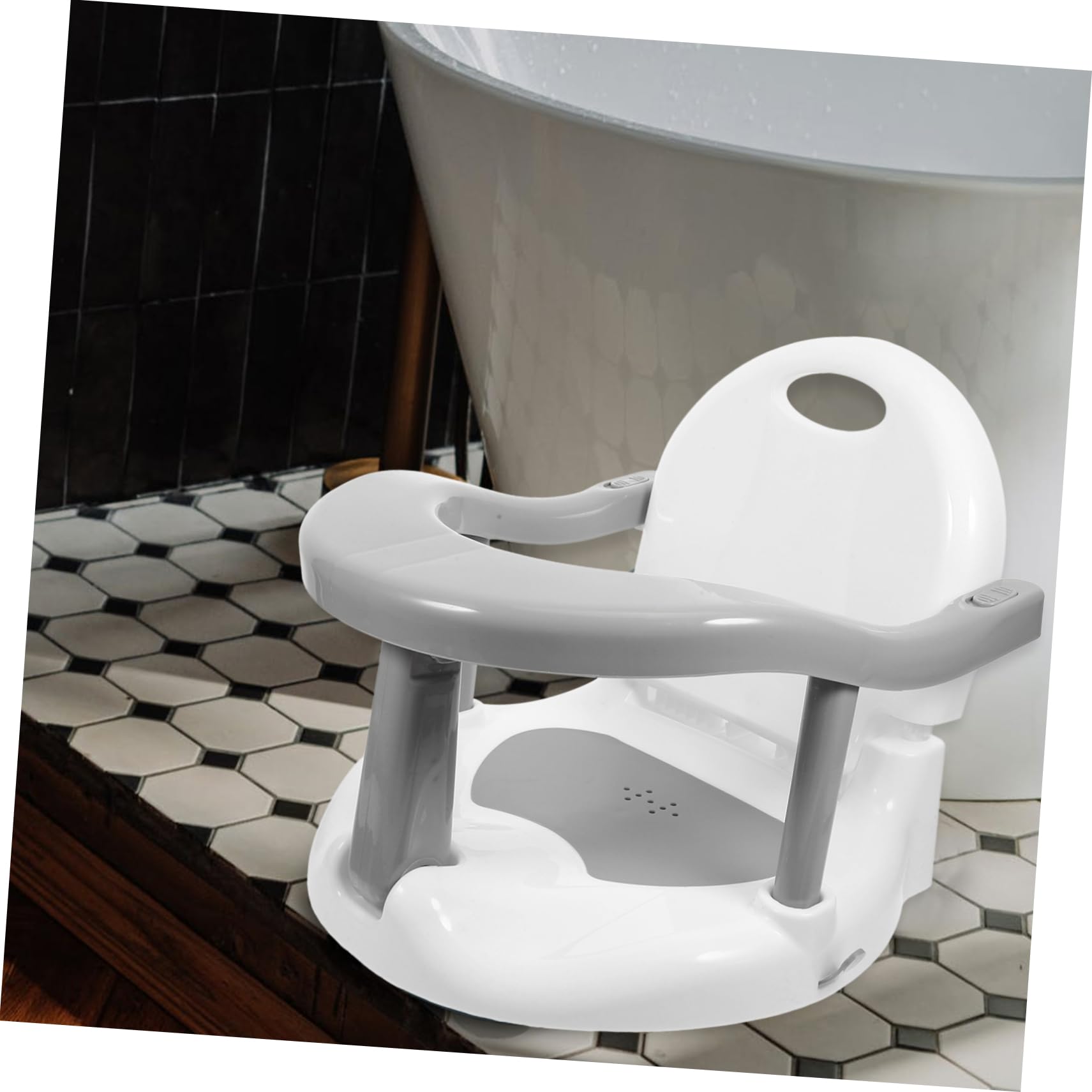 VICASKY Non-Slip Baby Bath Seat with Fun Bath Toys - Safe & Comfortable PP Bathtub for Toddlers - Perfect for Bath Time Play and Learning
