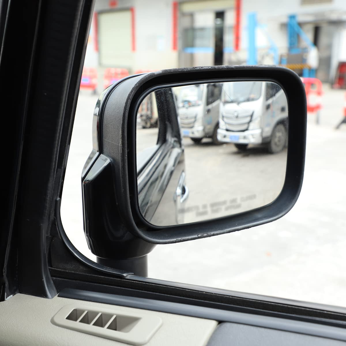 2022 Honda Civic Car Door Rear View Mirror Cover - Exterior Side Mirror Caps (Without Turn Signal) | Durable Protection & Style Upgrade for Daily Commute & Road Trips