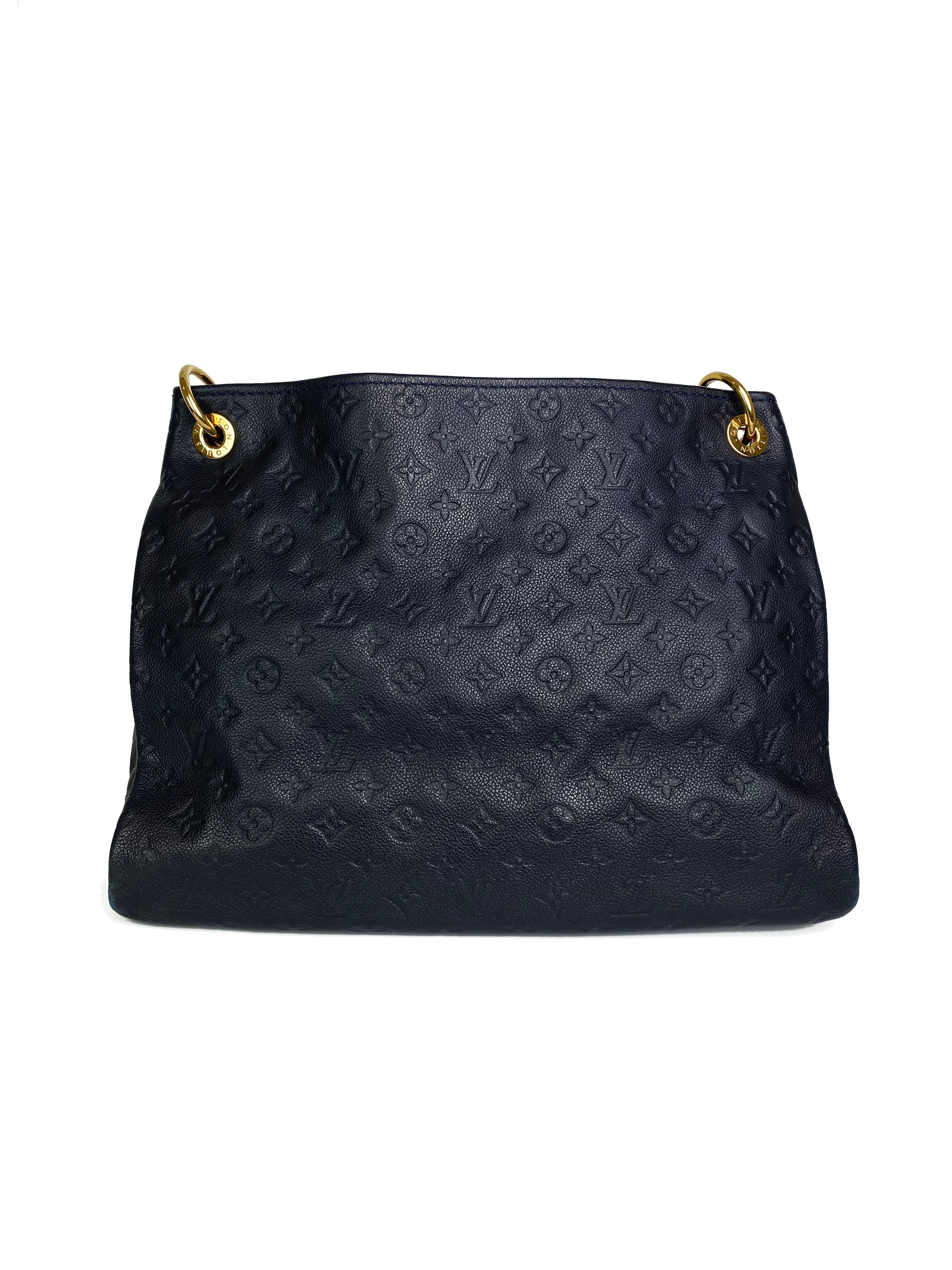Authentic Louis Vuitton Black Artsy MM Handbag - Luxury Leather Tote for Women | Perfect for Work, Travel & Everyday Elegance