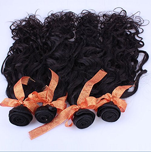 8A European Virgin Remy Human Hair Bundles - 3pcs/lot 300g Natural Curly Weft Hair Extensions (8