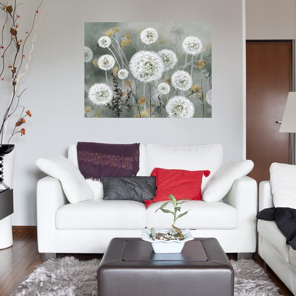 Wild Wishes Fine Art Canvas Wall Decor - 43x32 Inches - Handmade by Artist Studio Arts - Ready to Hang for Living Room, Bedroom, Office & More - Perfect for Home, Bar & Dining Room Decor