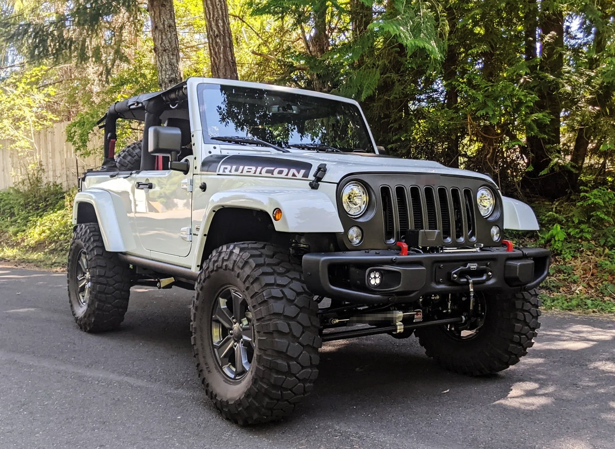 24W LED Wide Angle Flood Beam Fog Light Kit with Clear Lens for Jeep Dodge - Perfect for Off-Roading, Night Driving & Adverse Weather Conditions