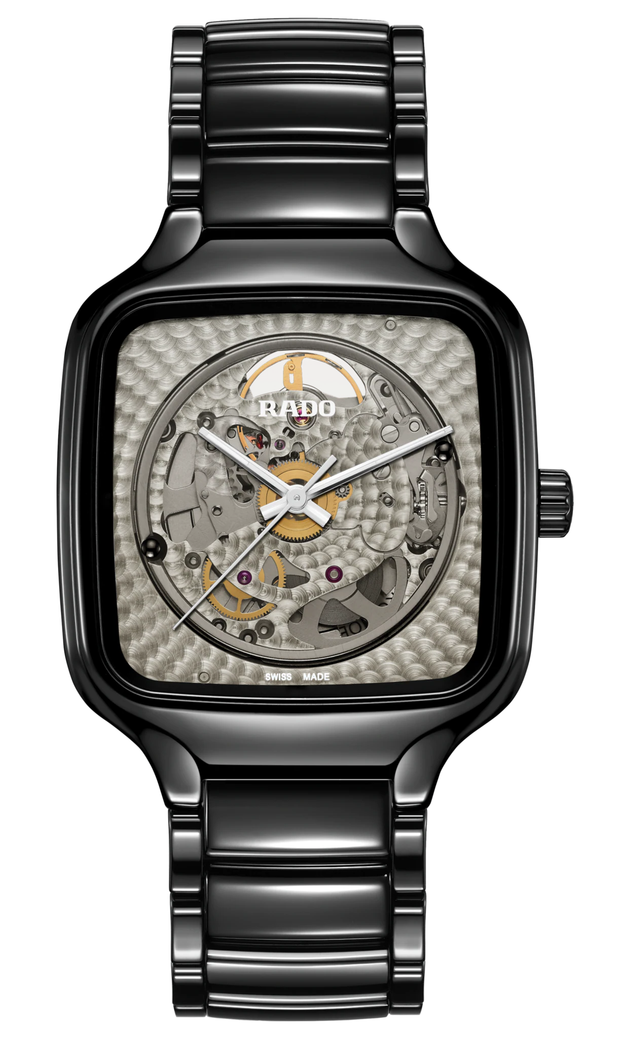 RADO True Square X Kunihiko Morinaga Special Edition 38mm Men's Watch R27086172 - Luxury Minimalist Watch for Business & Formal Occasions