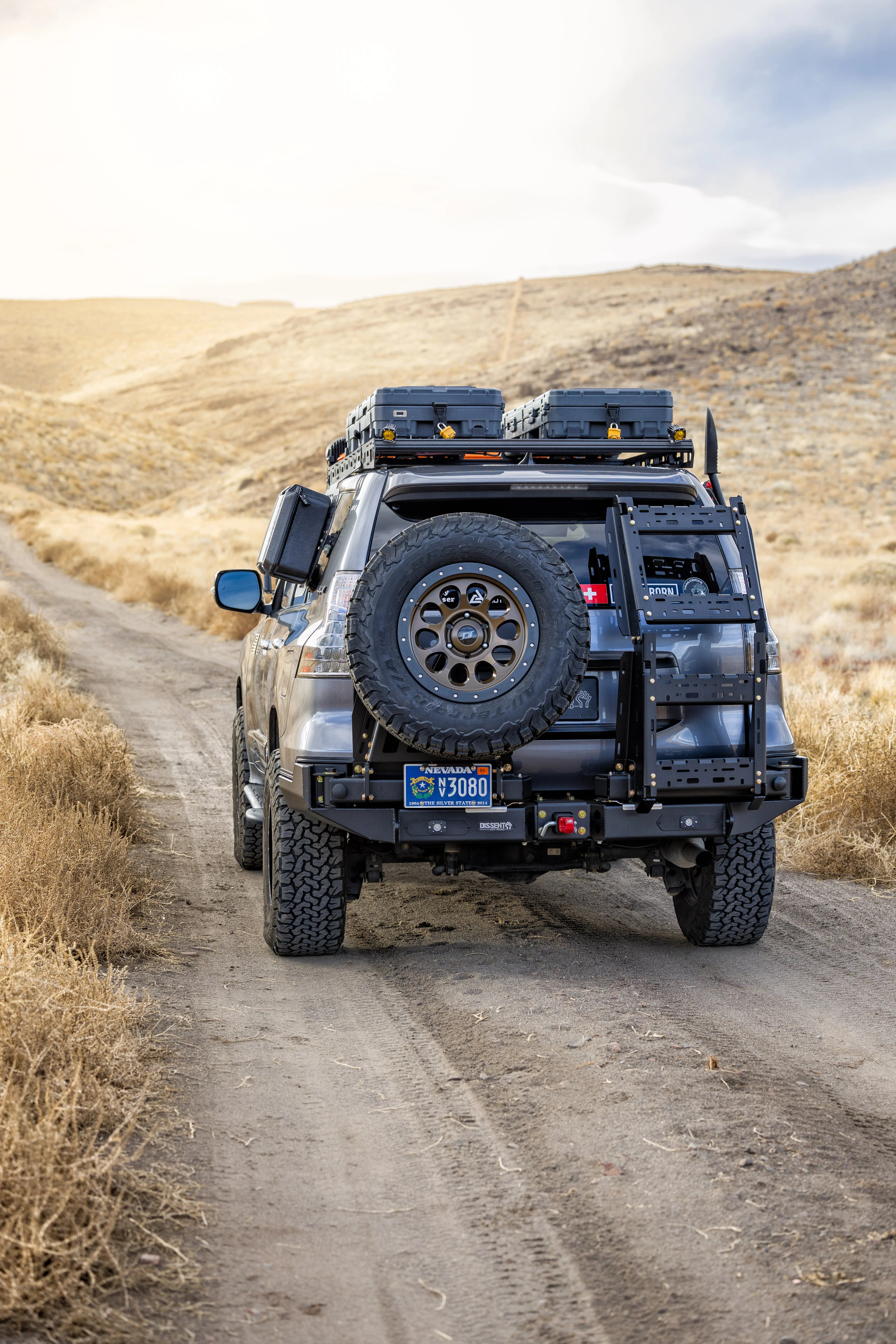 Dissent Off Road Modular Rear Bumper for 2010-2023 Lexus GX 460 | Heavy-Duty Off-Road Bumper with Winch Mount | Perfect for Overlanding & Rock Crawling Adventures