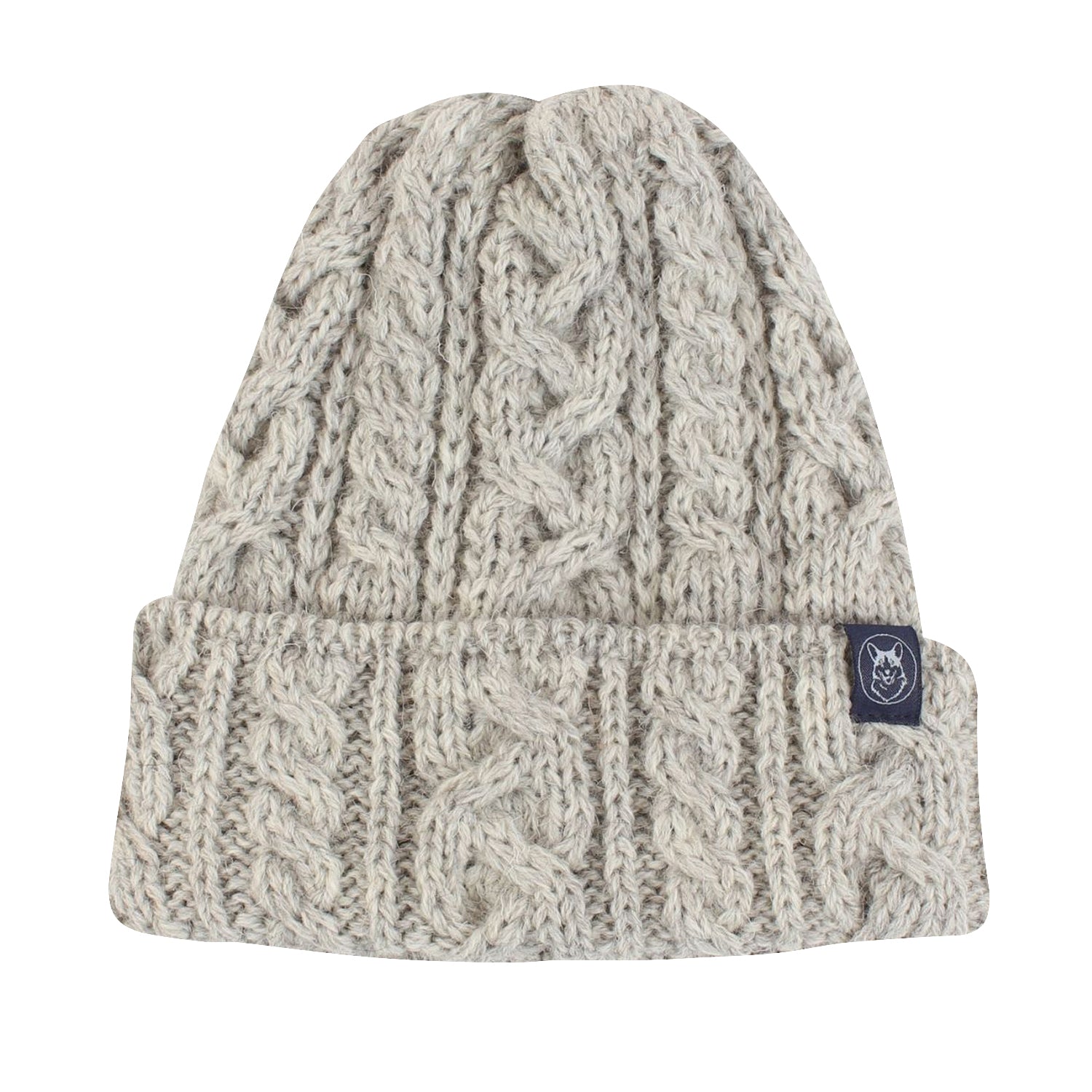 Women's Chunky Cable Knit Wool Beanie Hat - Soft Winter Warm Hat for Outdoor Activities, Skiing, and Casual Wear