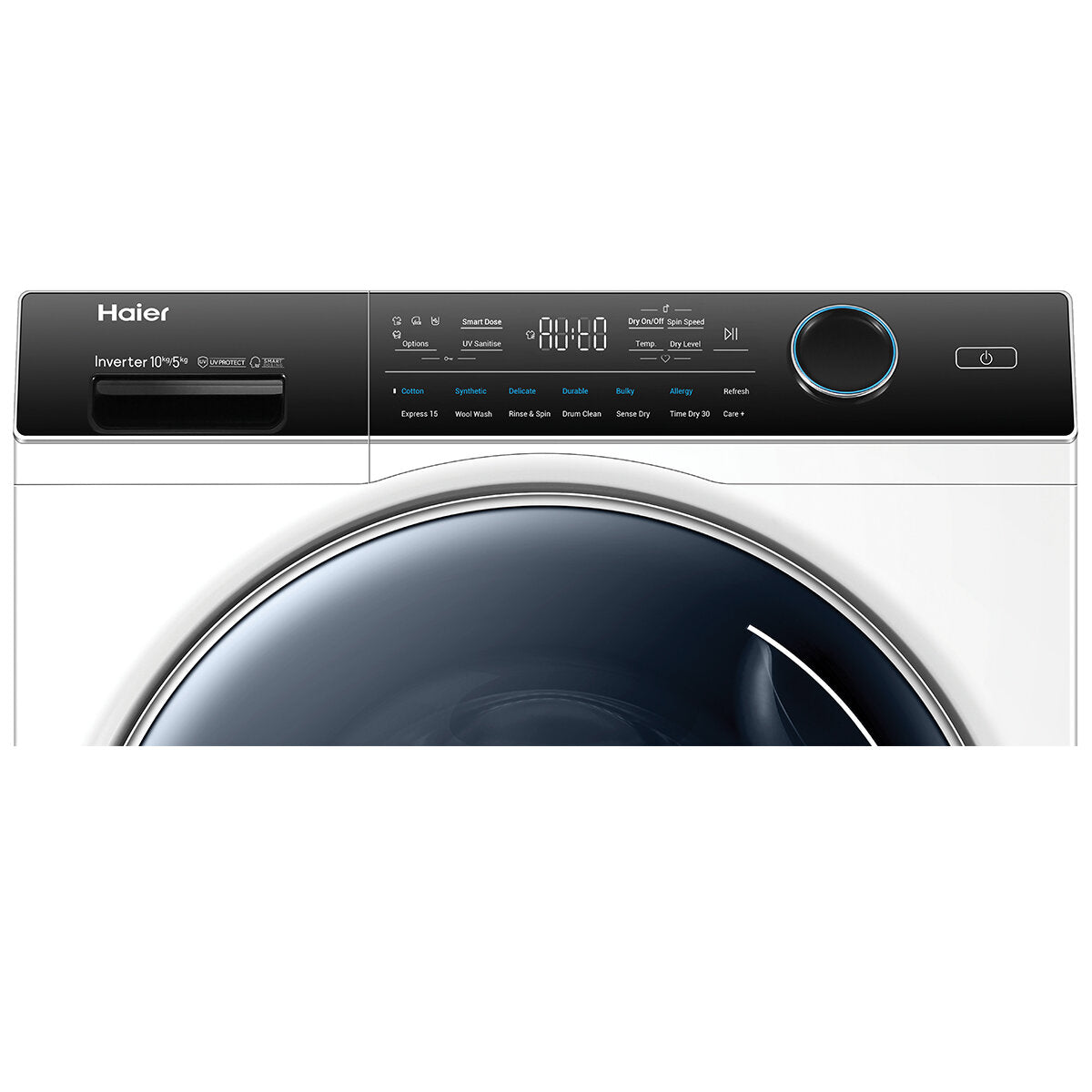 Haier 500 Series 10kg/5kg Washer Dryer Combo HWD1050AN1 - Energy Efficient Front Load Laundry Machine for Apartments & Small Homes | Perfect for Space Saving & Convenient Washing/Drying
