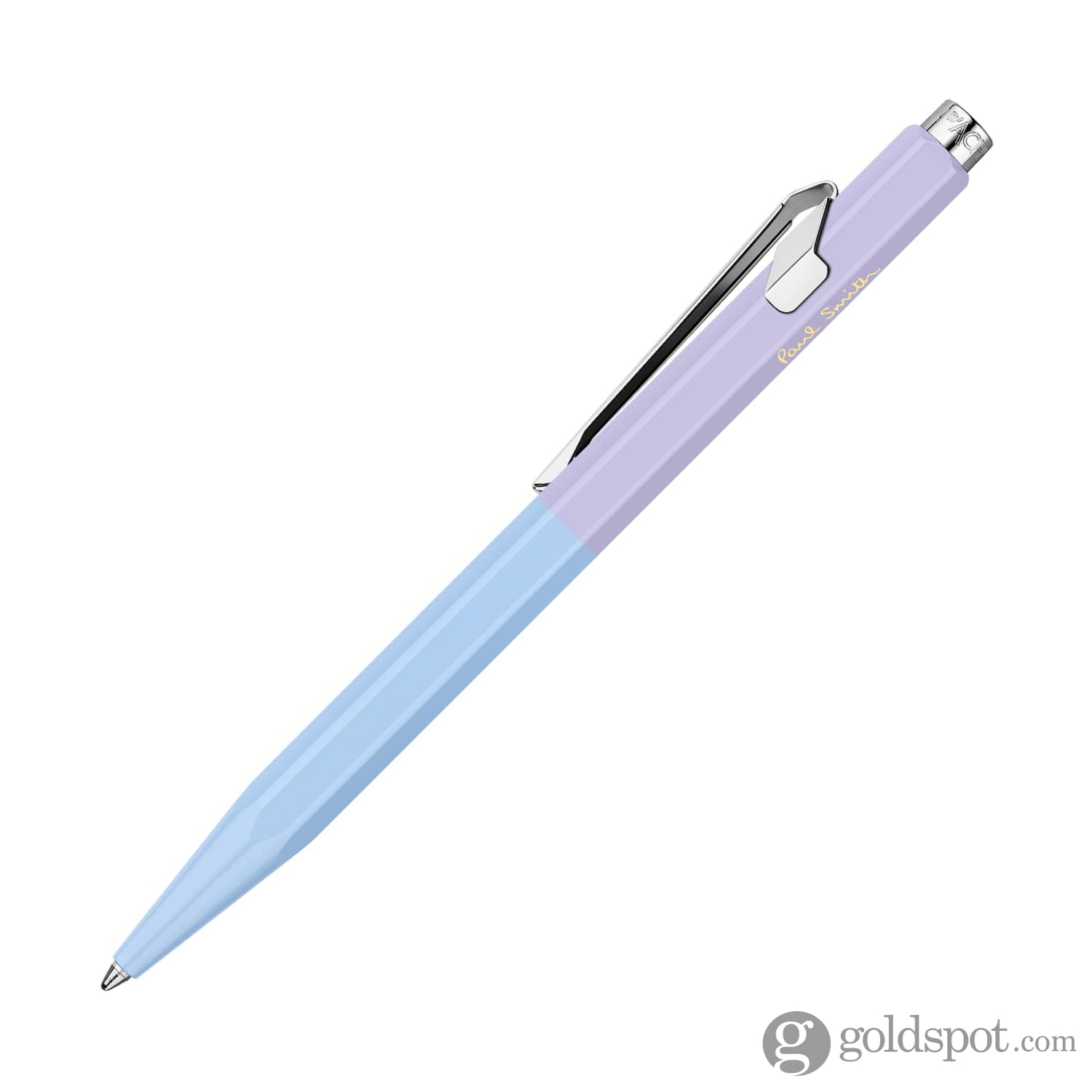 Caran d'Ache 849 Paul Smith 4 Ballpoint Pen - Skyblue & Lavender Luxury Writing Instrument for Office, Gifts & Signature Signing