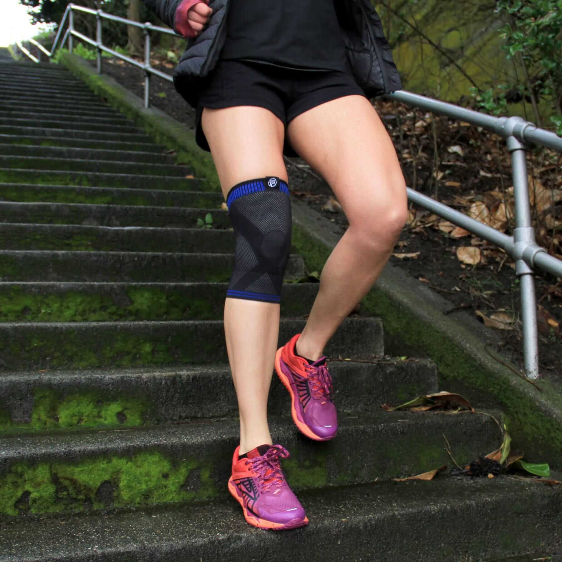 3D Flat Knee Support Brace - Breathable & Adjustable for Pain Relief - Ideal for Running, Hiking & Sports Recovery