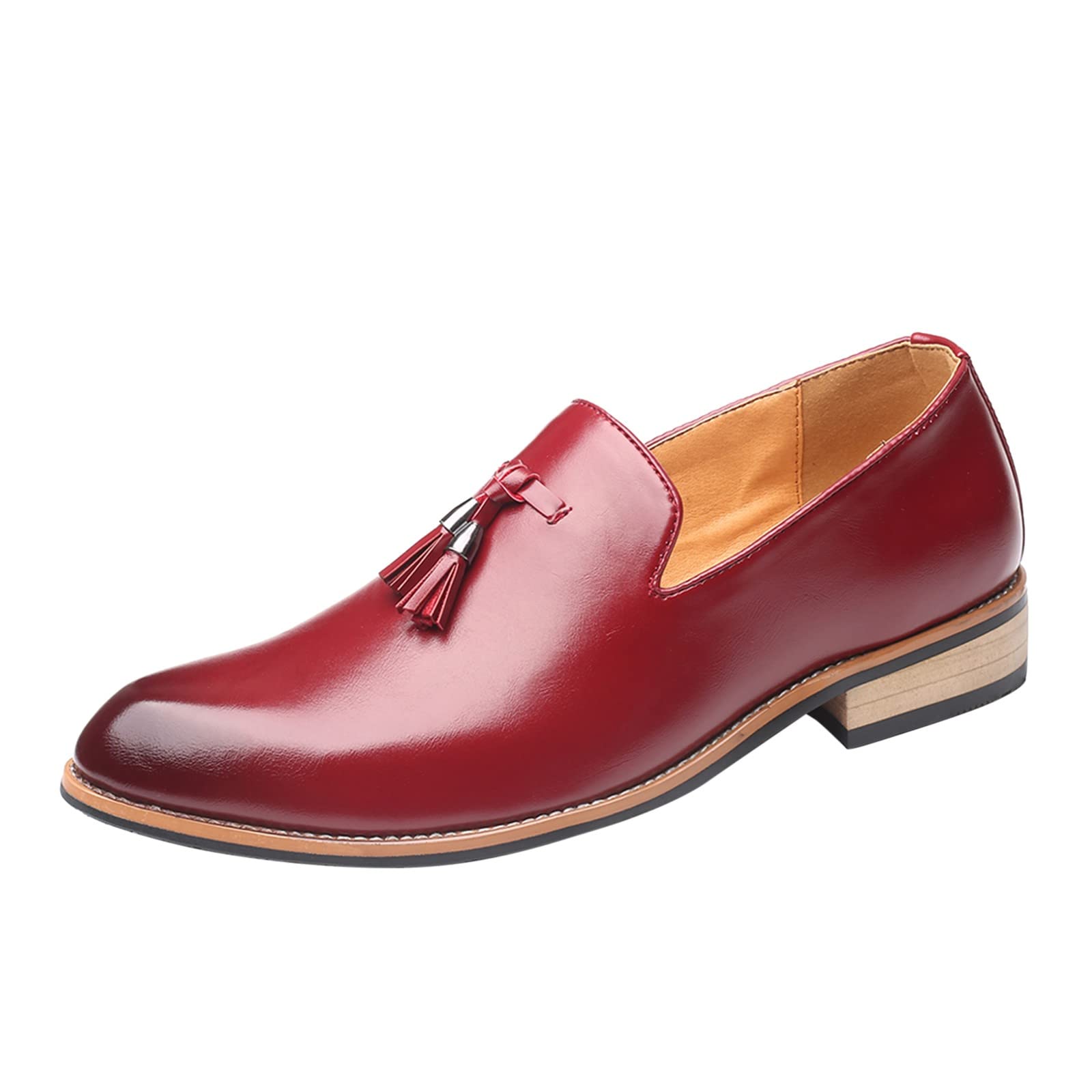 Men's Breathable Tassel Oxford Shoes - Comfortable Black Dress Shoes for Business & Formal Occasions | Perfect for Office, Weddings & Special Events