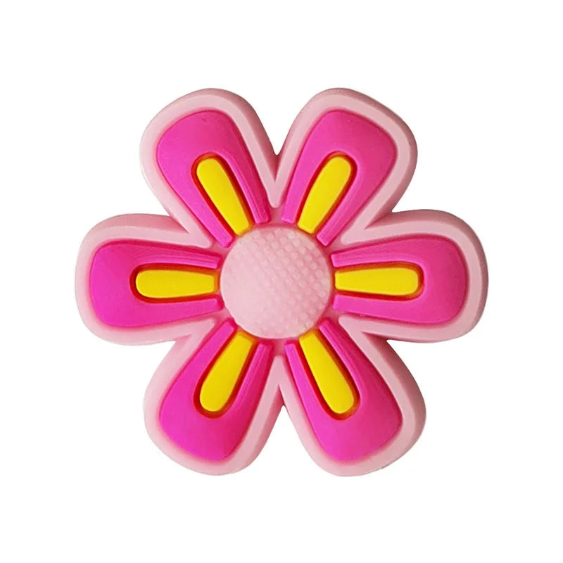 1Pcs Cute Pink Shoe Charms Pin for Crocs - DIY Shoe & Wristband Accessories for Women & Kids - Perfect for Party, Christmas Gifts & Everyday Decoration