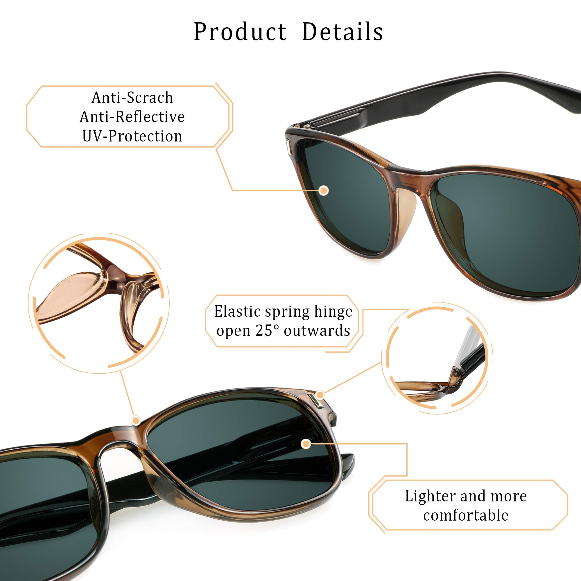 LifeArt 4 Pairs Blue Light Blocking Reading Glasses for Women & Men - Anti Eyestrain Computer Glasses for Work, Gaming & Screen Time