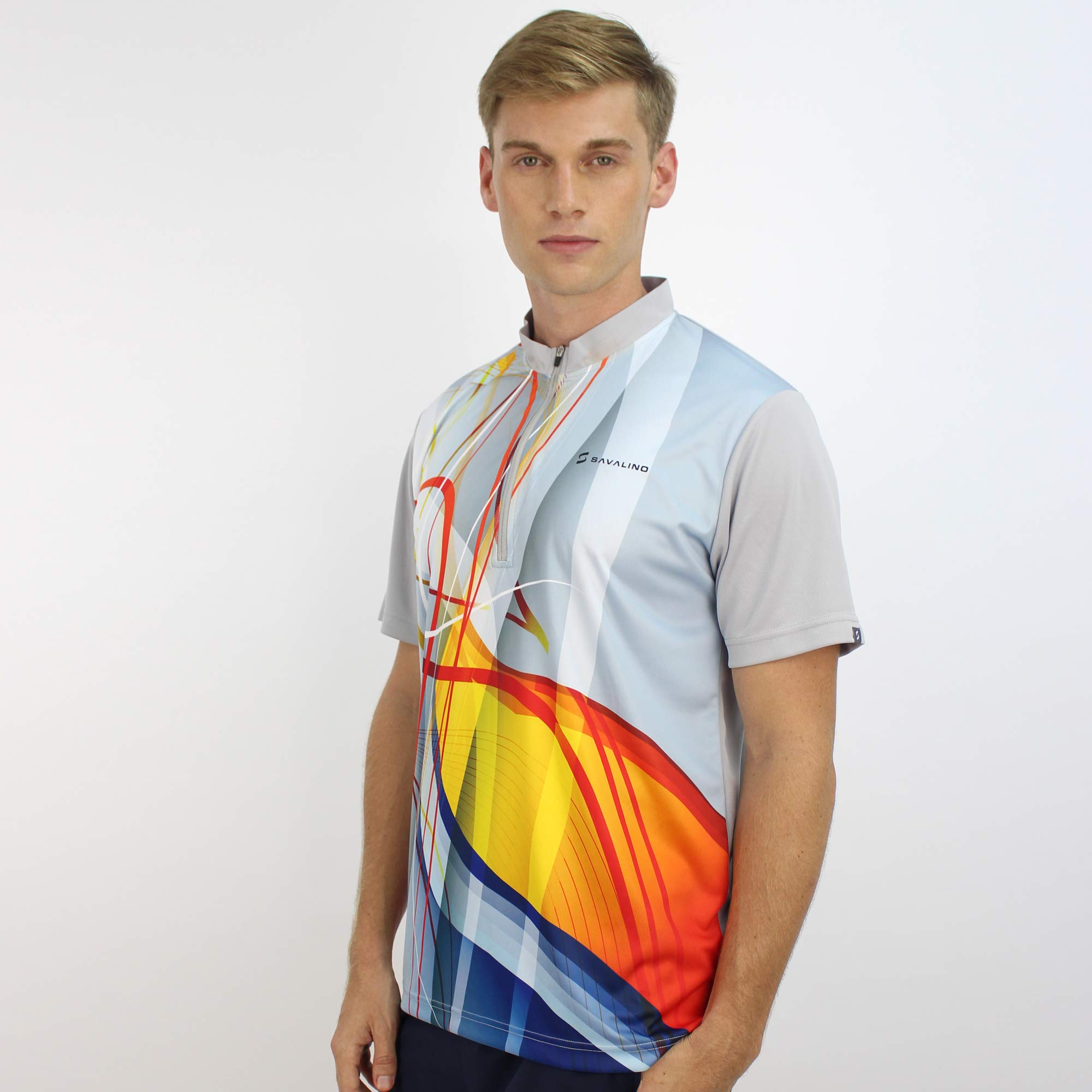 Men's Quick Dry Bowling Jersey - Sublimation Shirts for Sports & Casual Wear (Sizes S-6XL, Blue) - Perfect for Bowling Leagues, Tournaments & Everyday Comfort