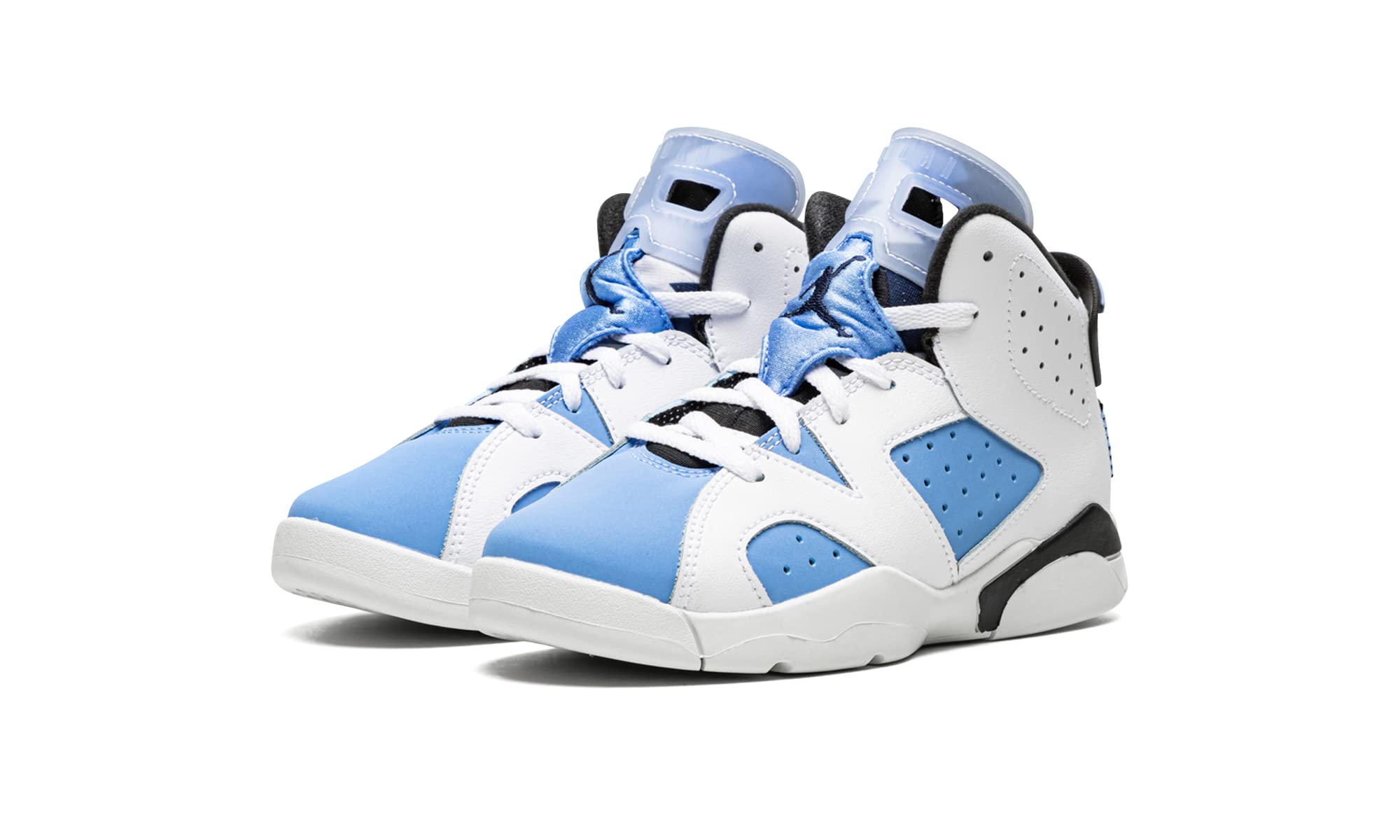 Jordan Air 6 Retro Sneakers - University Blue & White - Pre-School Size DV3605-410 | Kids Basketball Shoes for School & Play
