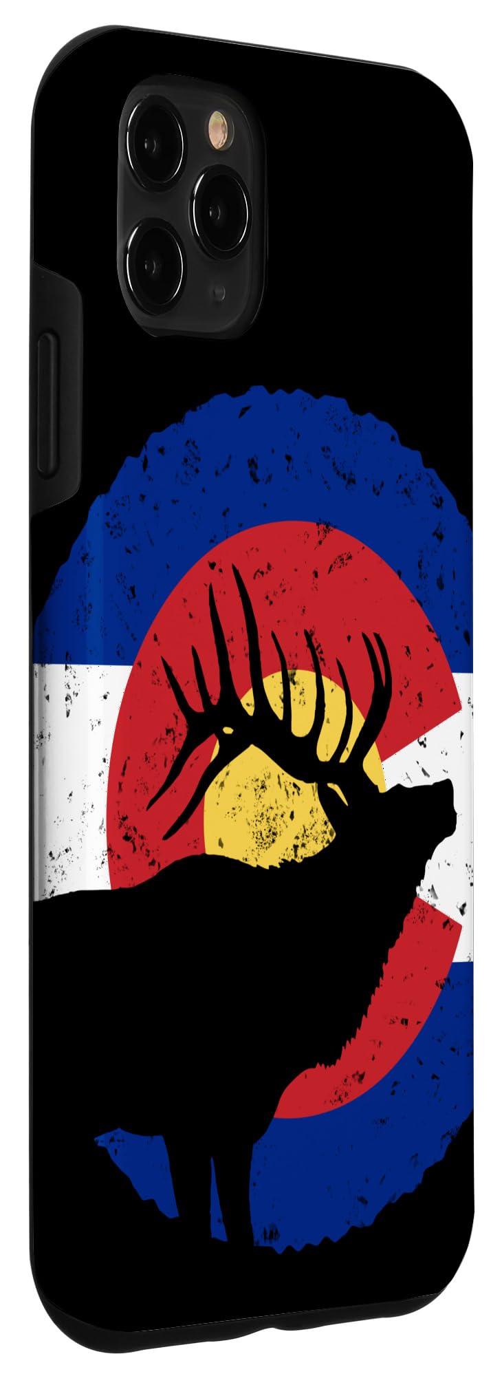 iPhone 11 Pro Max Case - Colorado Elk Hunting Design with American Flag - Durable Protective Cover for Outdoor Adventures & Hunting Trips