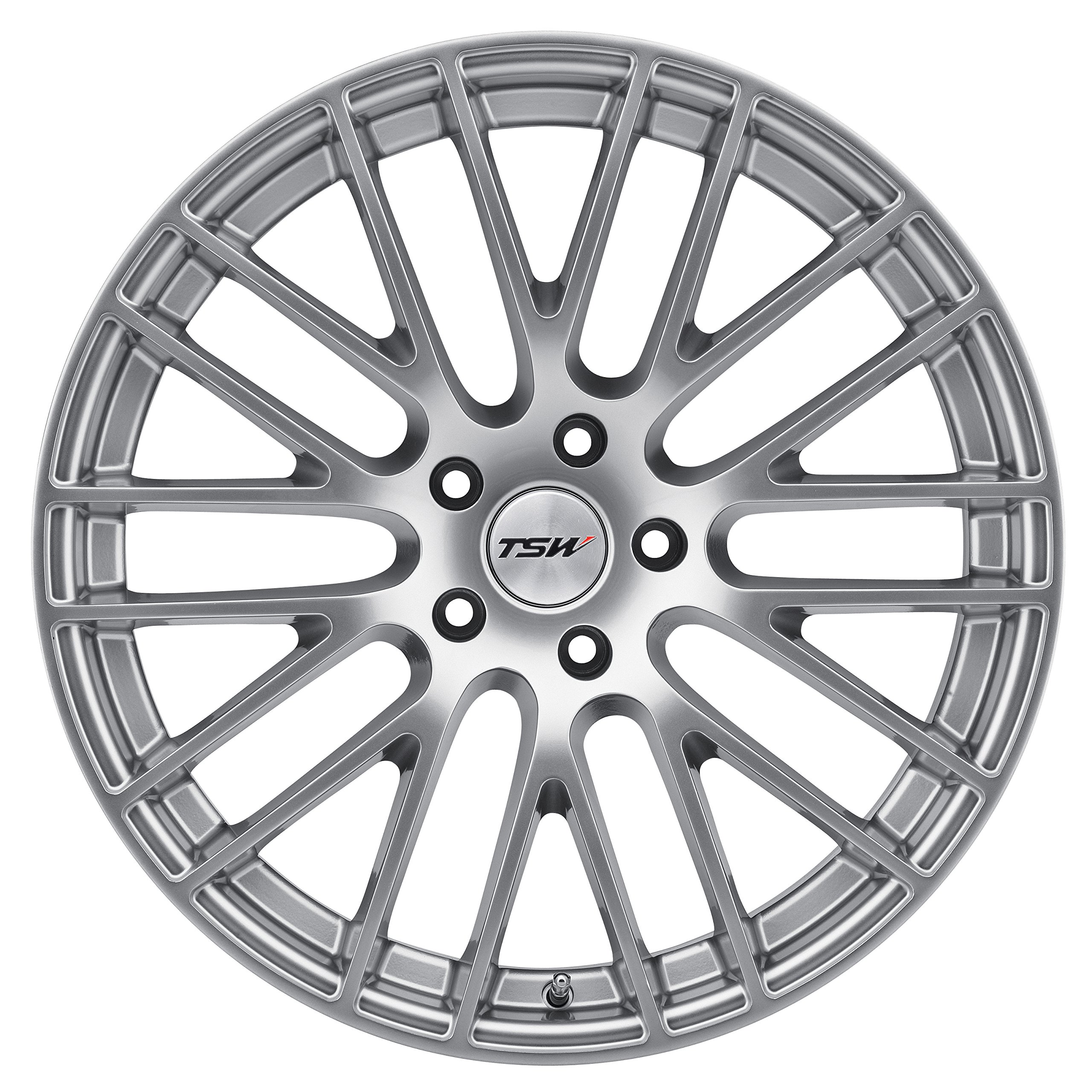TSW MAX Silver Alloy Wheel 19x9 Inches 5x114.3mm Bolt Pattern +30mm Offset - Painted Finish for Enhanced Style & Performance - Perfect for Honda, Nissan, Toyota, and Other Import Cars