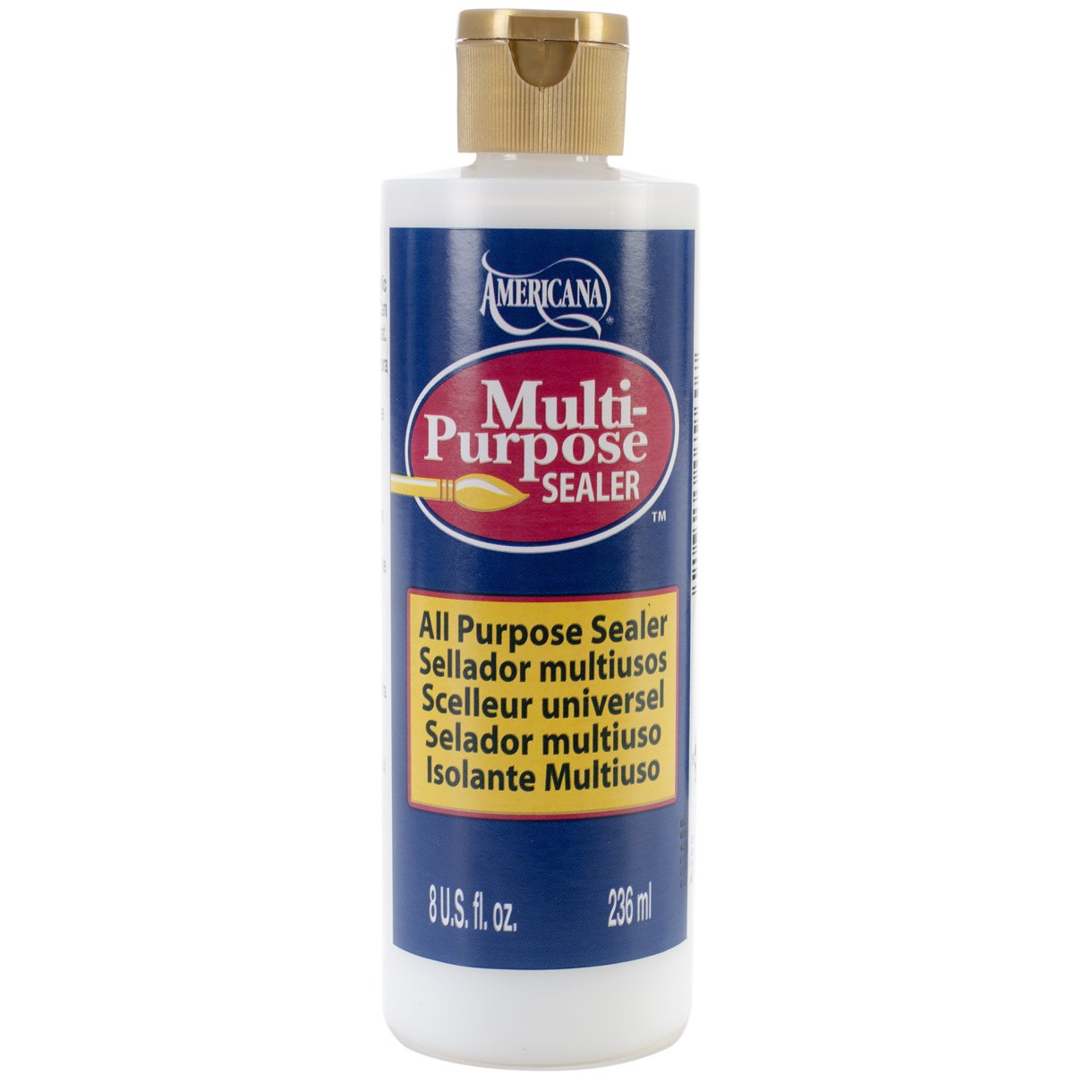 DecoArt DS17-9 Multi-Purpose Primer & Sealer 8 oz - White Paint Base for Wood, Metal & Canvas - Perfect for DIY Crafts, Home Decor & Furniture Projects