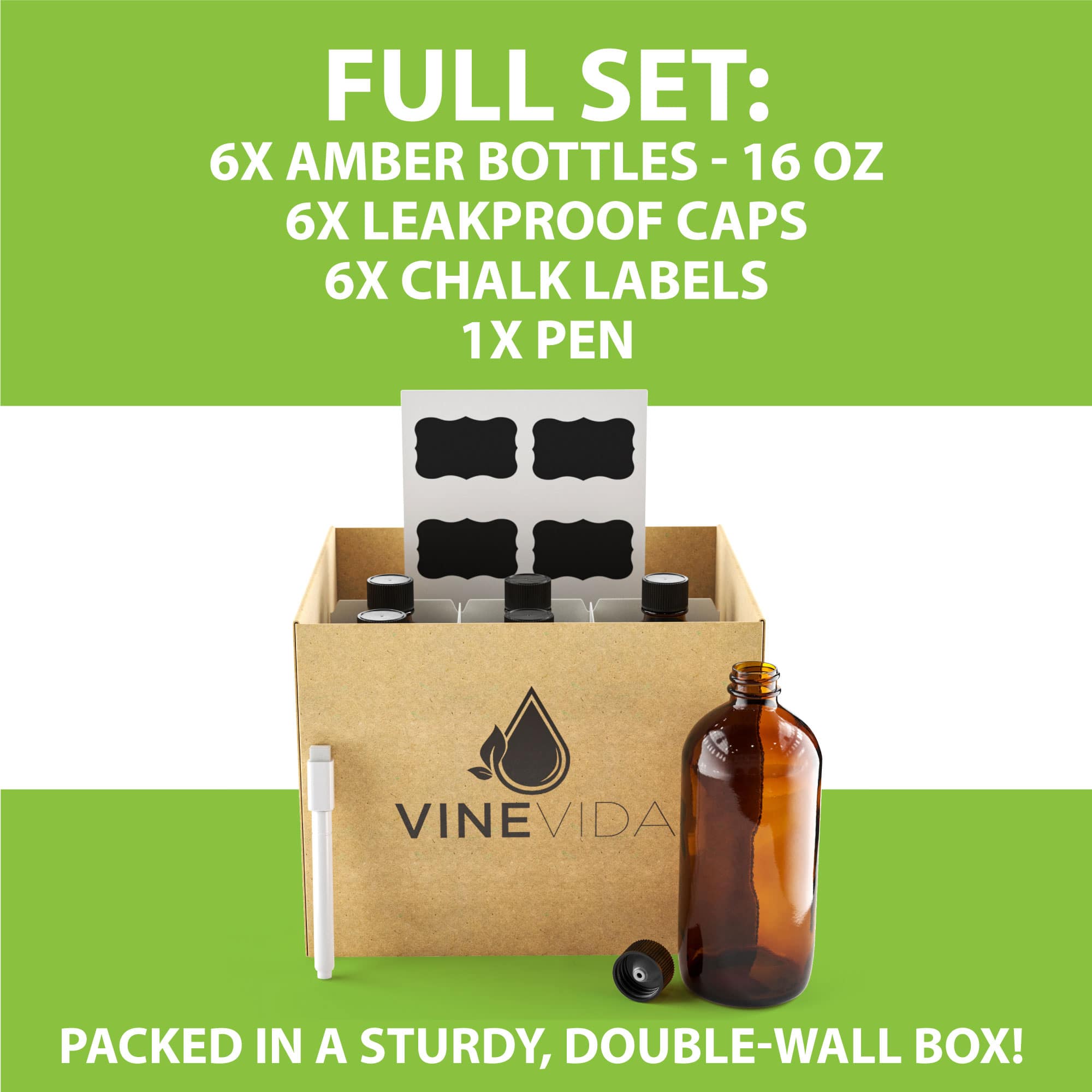 480mL Travel Bottle Set with Leak-Proof Lids & Funnel - Perfect for Toiletries, Cosmetics & Liquids on Airplanes, Gym & Camping Trips