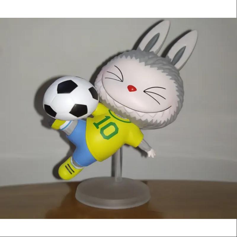 Labubu The Monsters Sports Series FOOTBALL Action Figure - Collectible Vinyl Art Toy for Display & Gifts | Perfect for Anime Fans, Home Decor, and Office Desk Accessories