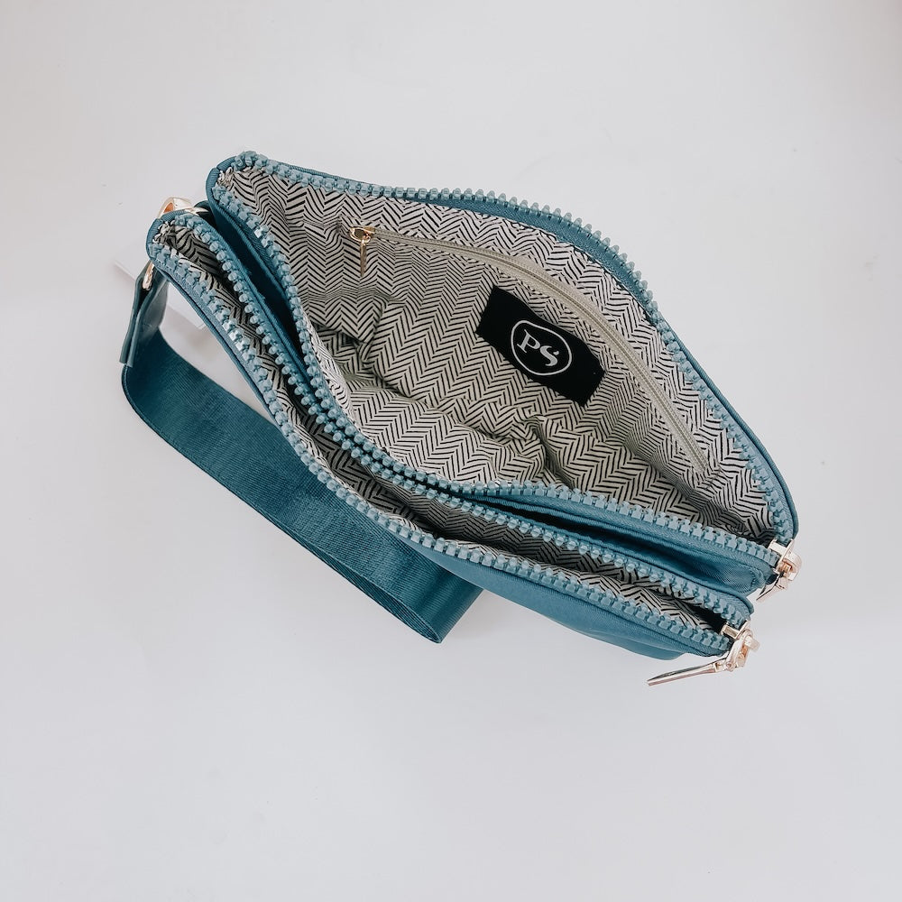 Cove Double Zip Nylon Wristlet Wallet - Stylish & Secure Wristlet for Women - Perfect for Travel, Shopping & Everyday Use