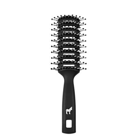 Pete and Pedro Ball Tipped Vented Hair Brush for Men - Detangling & Styling Hair Brush for Thick, Curly, or Straight Hair - Perfect for Home, Salon, or Travel Use