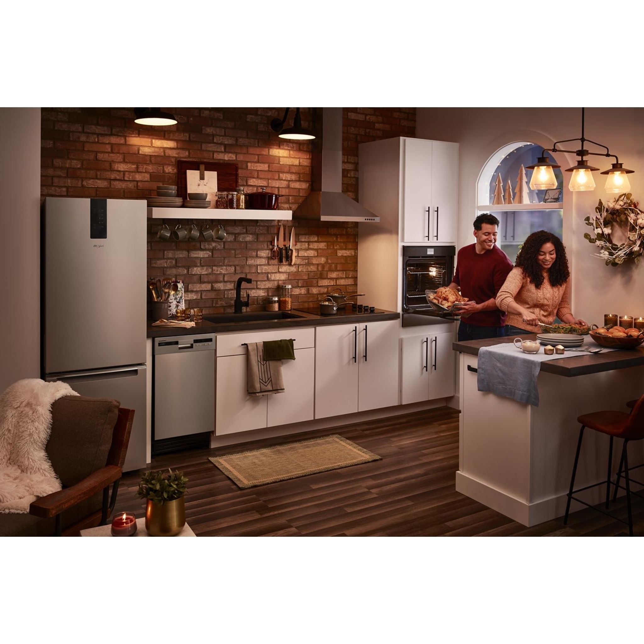 Whirlpool 24 Inch Double Wall Oven with Fingerprint Resistant Stainless Steel (Model WOD52ES4MZ) - Perfect for Modern Kitchens, Baking, and Family Cooking