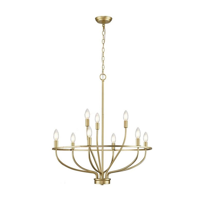 Greyson Chandelier - Modern Crystal Ceiling Light Fixture for Dining Room & Living Room | Elegant Home Decor Lighting