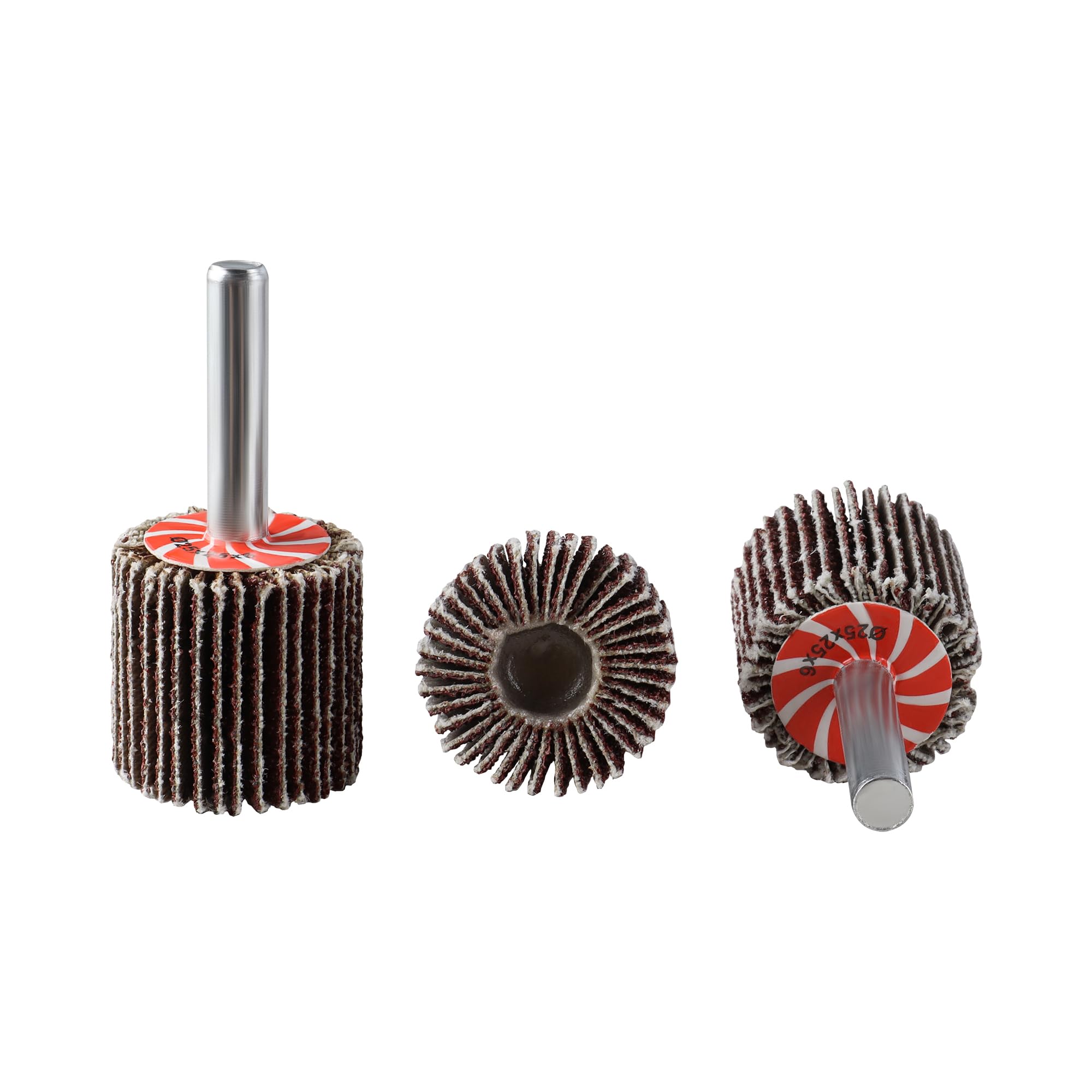 80 Grits Abrasive Flap Wheel Sander - 50 Pcs 1