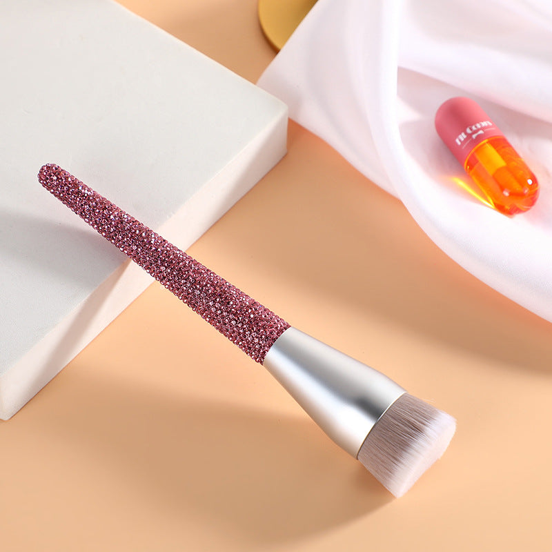 Premium Diamond-Encrusted Makeup Brush Set - Ultra Soft Bristles for Flawless Foundation & Blending - Perfect for Professional Makeup Artists & Home Beauty Routines