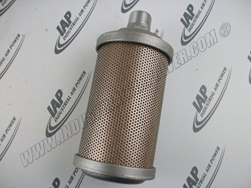 22014 Muffler for Quincy Air Compressors - Quiet Air Compressor Silencer & Noise Reducer for Workshop, Garage & Industrial Use