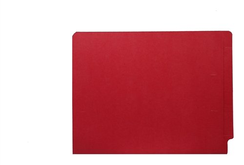 Red 2-Pocket Folders with Fasteners & End Tabs - Letter Size for School, Office & Document Organization