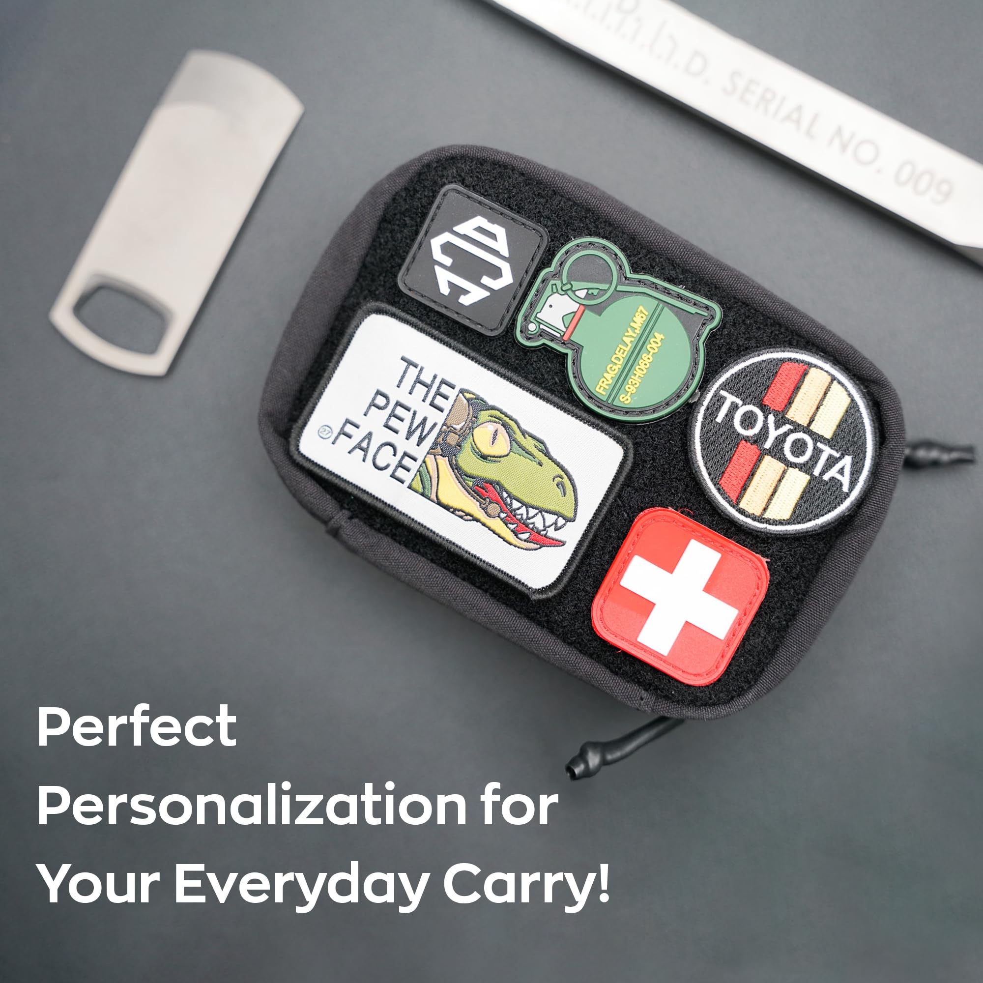 DAILYCARRYCO EDC Pouch Organizer - Waterproof Everyday Carry Tool Bag with Multiple Compartments for Tactical Gear, Survival Tools & Outdoor Essentials | Perfect for Camping, Hiking & Travel Accessories