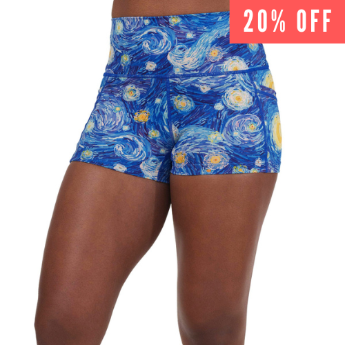 Starry Night Print Shorts for Women - Comfortable Summer Casual Shorts | Perfect for Beach, Vacation, and Outdoor Activities