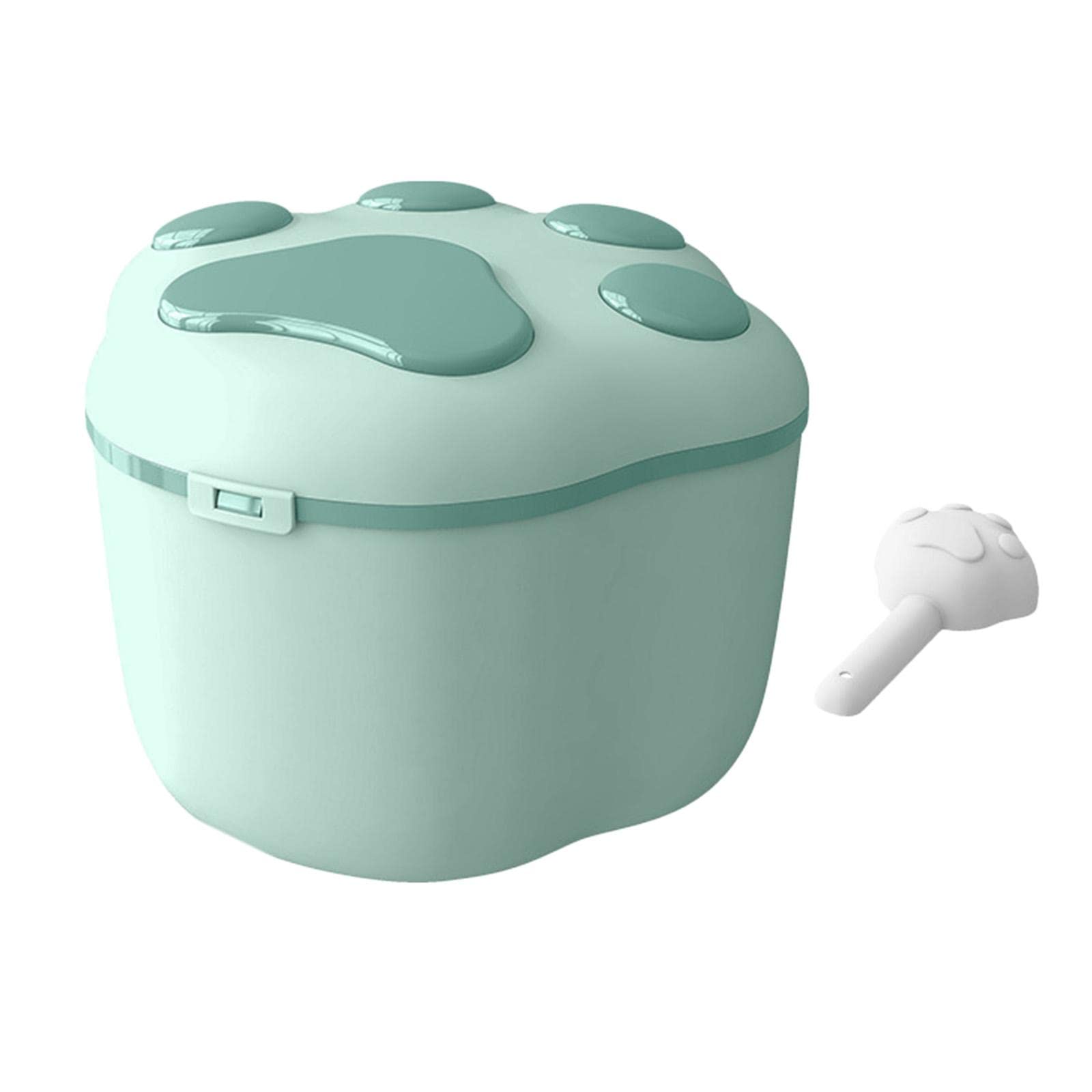 10KG Airtight Dog Food Storage Container with Lid - Large Pet Food Dispenser for Dry Kibble, Cereal, Rice - BPA-Free Plastic, Green - Perfect for Kitchen, Pantry & Pet Feeding Areas