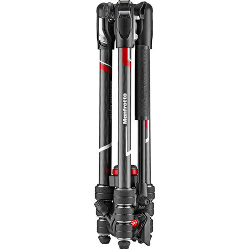 Manfrotto Befree Live Carbon Fiber Video Tripod Kit with Twist Leg Locks - Lightweight Travel Tripod for DSLR Cameras & Mirrorless Cameras - Perfect for Vlogging, Photography & Outdoor Shooting