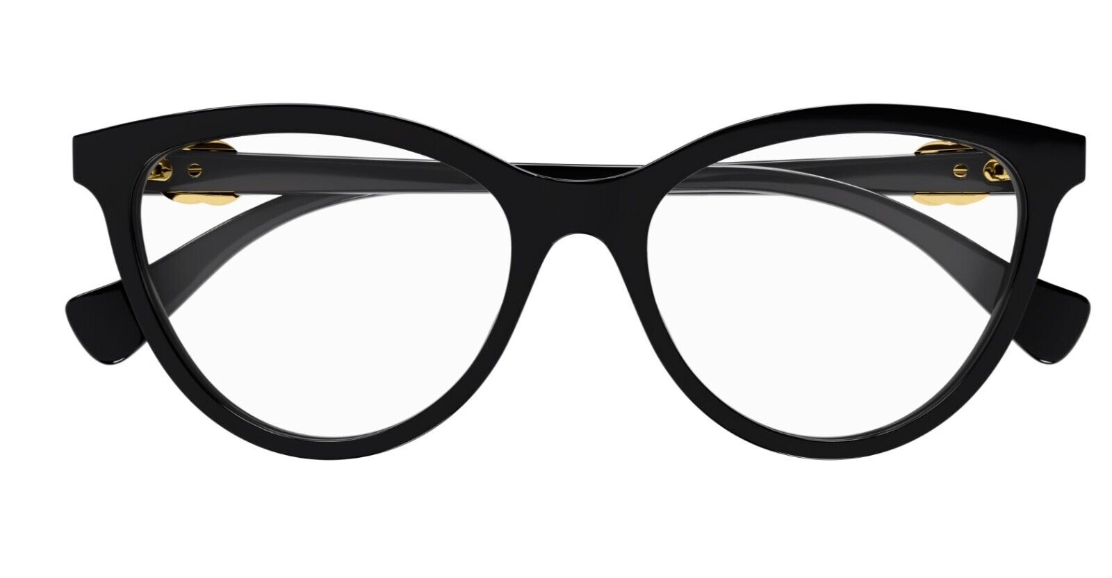 Gucci GG1179O 005 Black Cat Eye Women's Eyeglasses - Stylish Designer Optical Frames for Women | Perfect for Work, Reading & Fashion Accessories