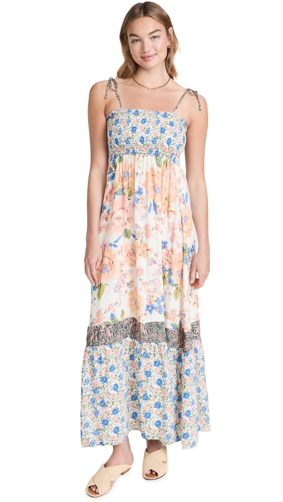 Maaji Women's Long Sleeve Maxi Dress - Flowy Boho Summer Beach Dress for Vacation, Party & Casual Wear | Lightweight & Comfortable