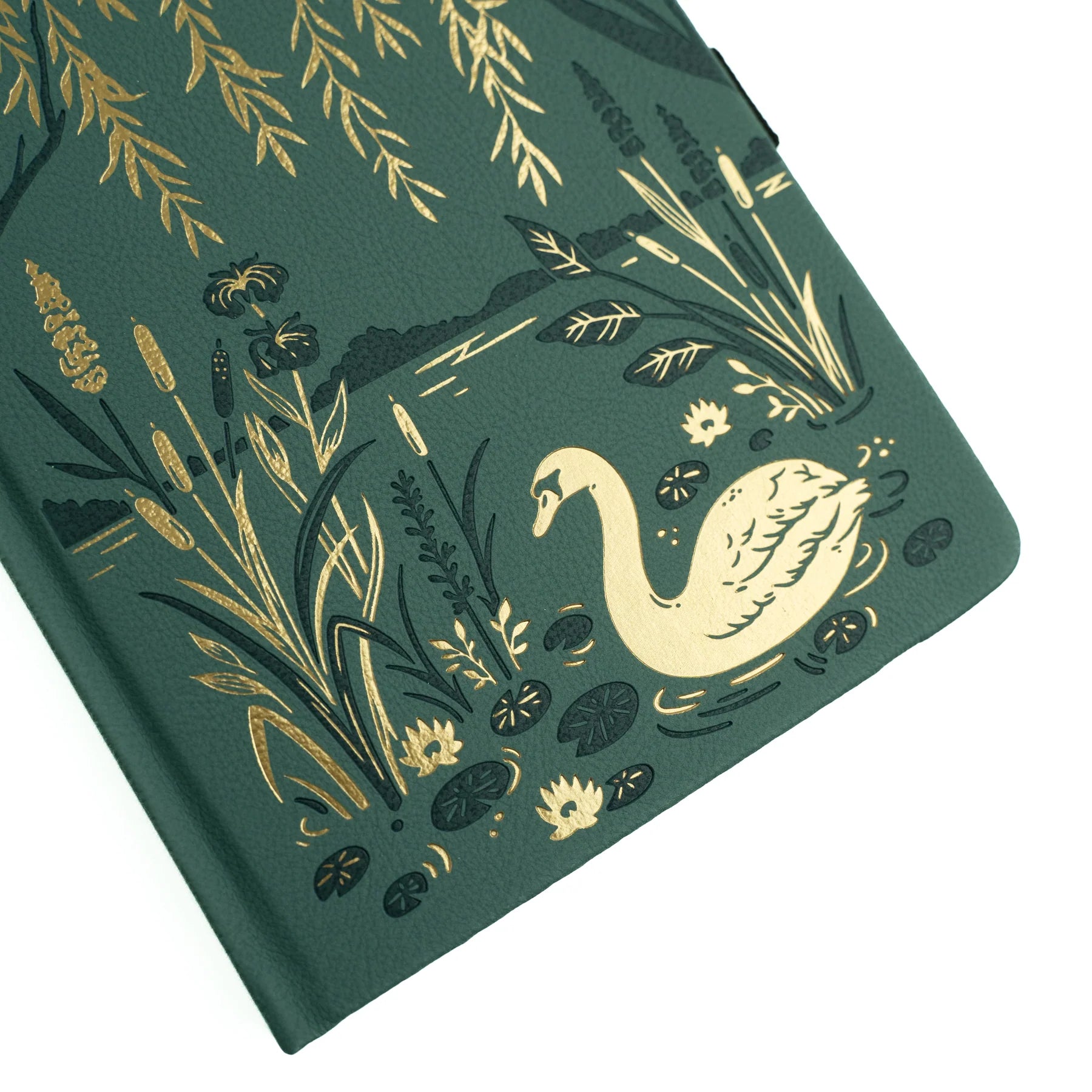Archer and Olive TN Swan Pond Dot Grid Notebook - A5 Hardcover Bullet Journal for Planning, Sketching & Note Taking - Perfect for Students, Artists & Professionals