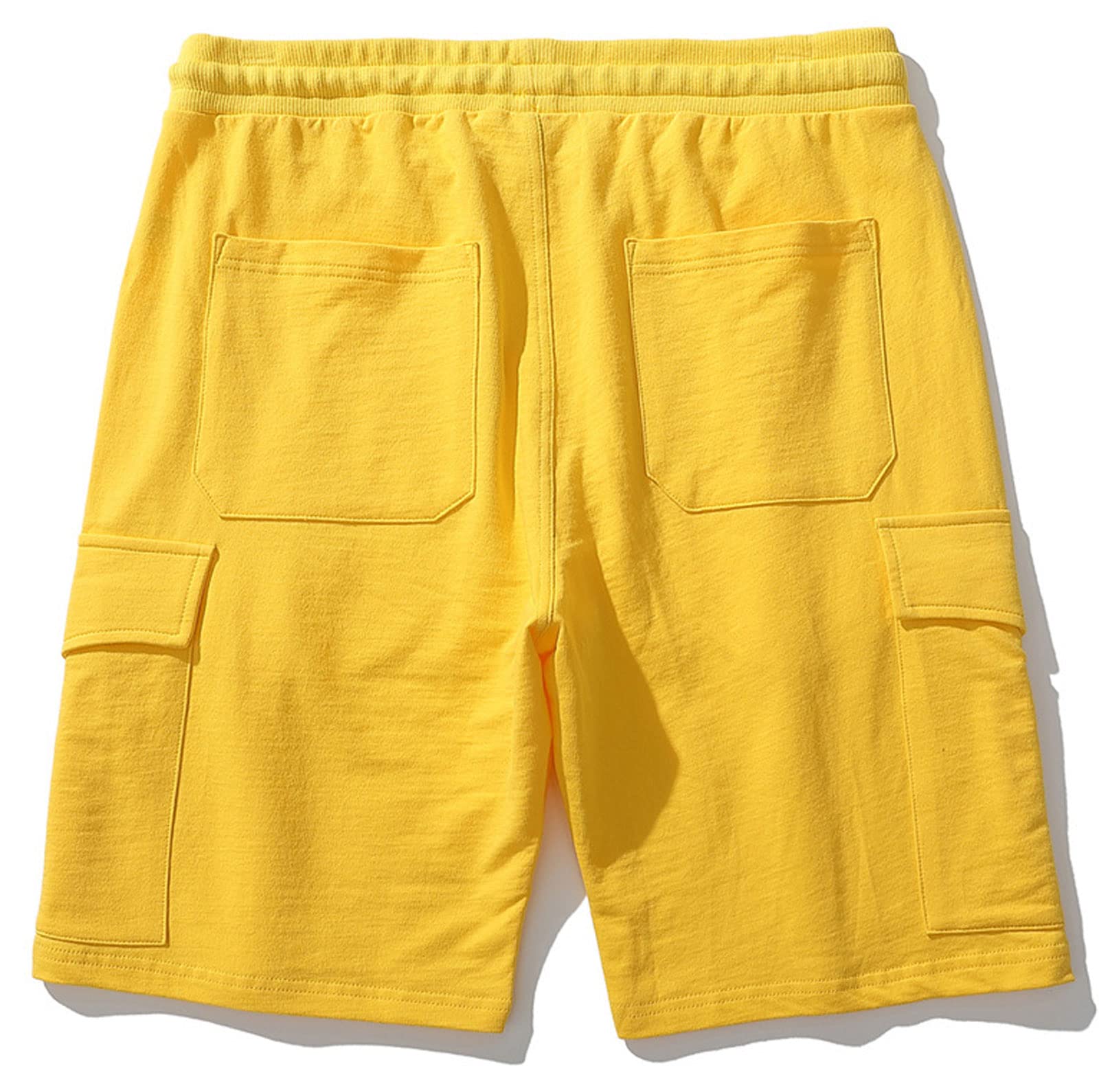 HOW'ON Women's Cargo Shorts - Comfortable Casual Bermuda Shorts with Multiple Pockets for Hiking, Travel & Summer Outdoor Activities