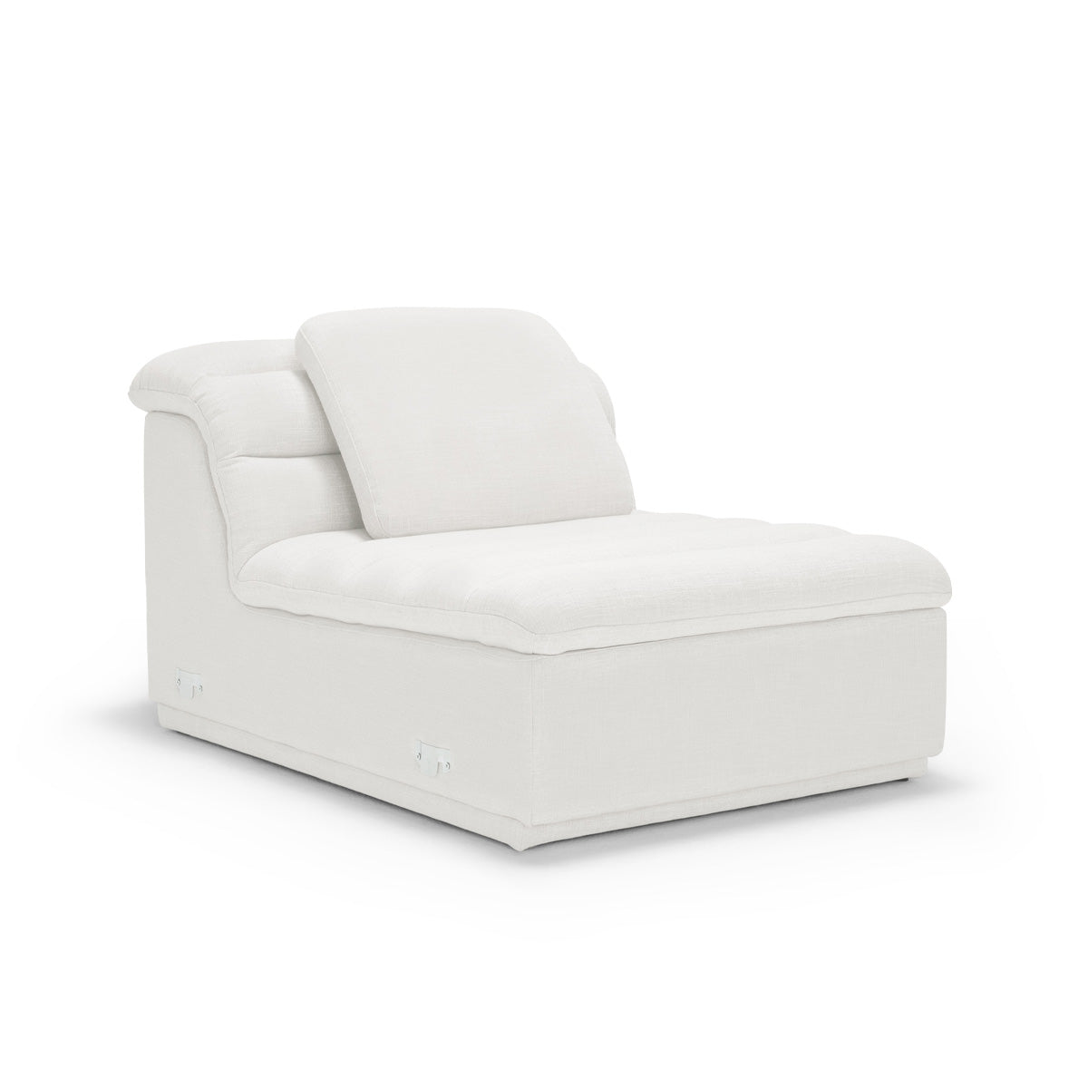 Byron 1.5 Seat Modular Floating Sofa - Armless Contemporary Sectional for Living Room, Lounge & Modern Home Decor