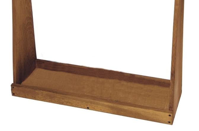 Seven-Gun Wooden Standing Floor Gun Display Rack for Rifles & Shotguns - Premium Long Gun Storage & Showcase for Hunting, Home Defense & Firearm Collectors