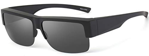 Matte Black Frame/Darker Than Regular Black Lens | Medium Sized | Frame Height: 46mm/1.85inch