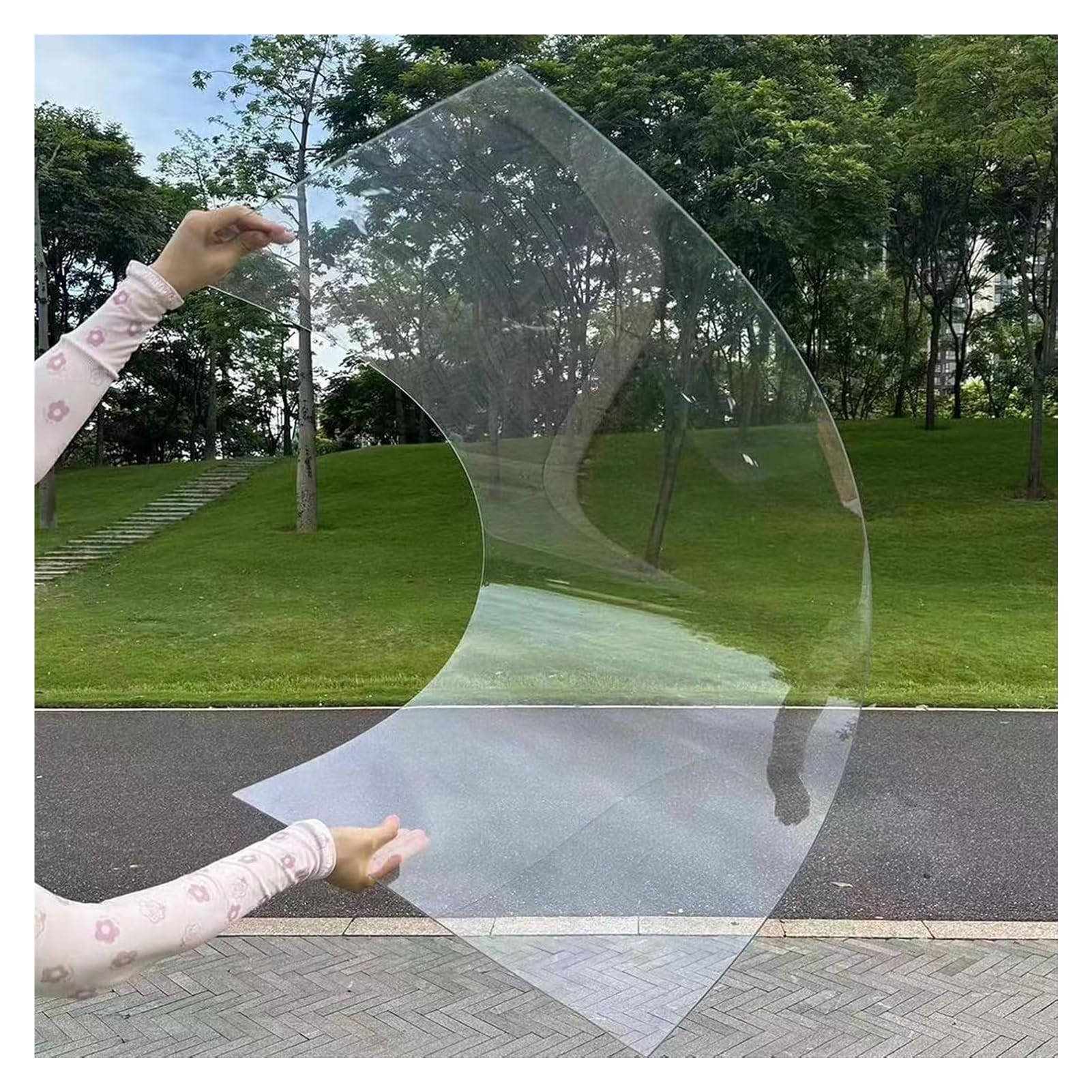 **Durable Polycarbonate Greenhouse Roofing Panels - 1x20m UV Protection, Rainproof & Insulated Transparent Sheets for Greenhouses, Canopies & Outdoor Structures**
