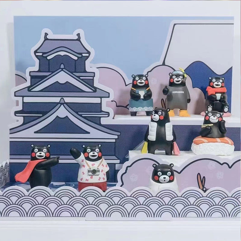 Kumamon Holiday Time Series Blind Box - Cute Japanese Bear Collectible Figures for Christmas, Gifts & Home Decor