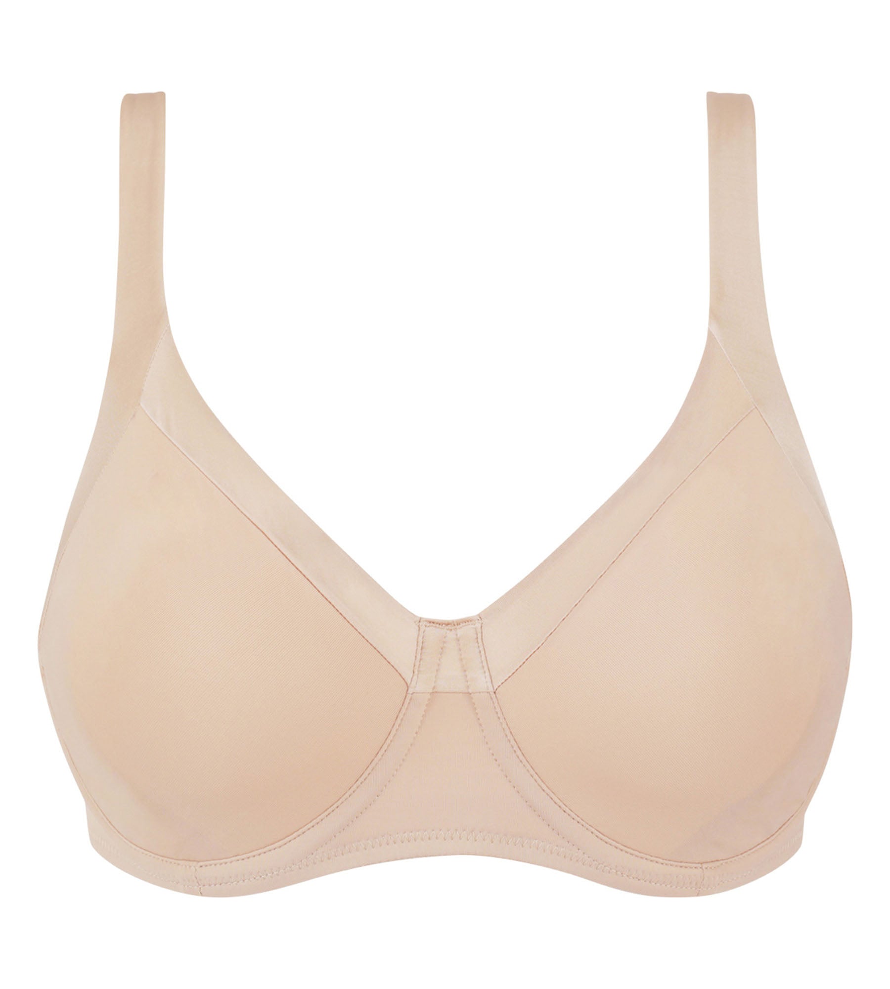 Wire-Free Full Coverage T-Shirt Bra with Seamless Invisible Lift - Comfortable Everyday Wear for Work, Gym & Lounge