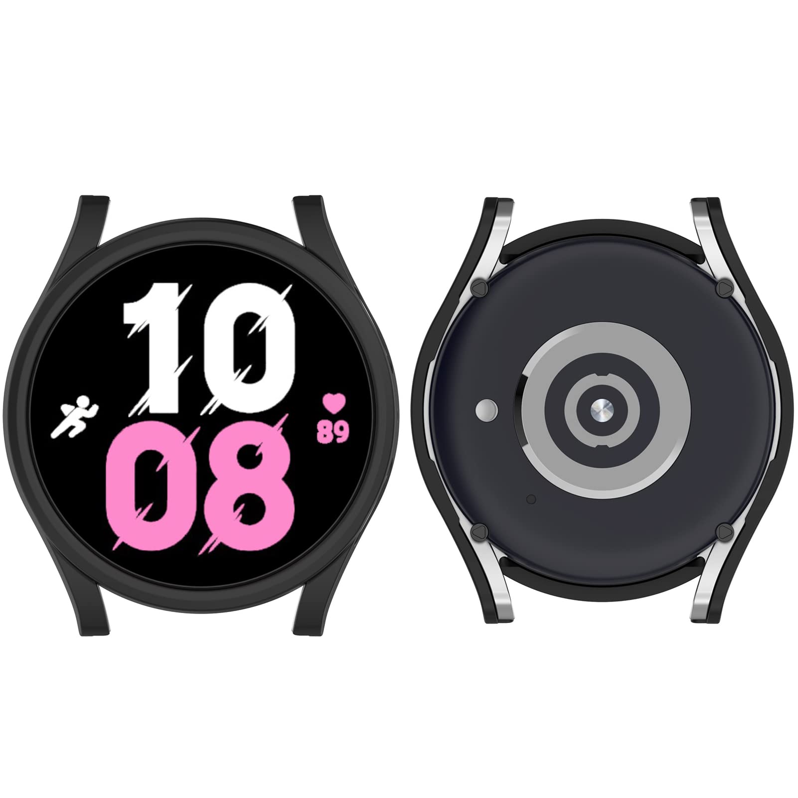 MOTONG PC Protective Case for Samsung Galaxy Watch 5/4 40mm - Durable PC Cover Shell (Black) | Perfect for Gym, Outdoor & Daily Wear Protection