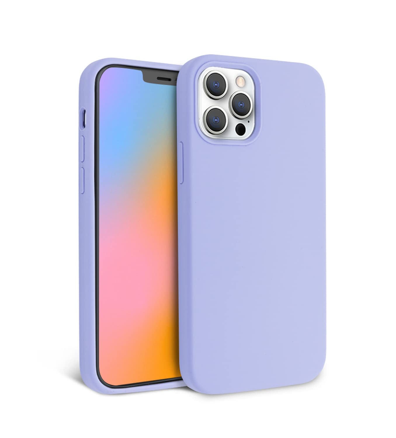 Light Purple iPhone 11 Pro Max Case - Liquid Silicone Shockproof Phone Cover | Wireless Charging Compatible, 360° Protection for Apple iPhone 11 Pro Max - Perfect for Daily Use, Travel & Outdoor Activities